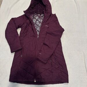 Columbia Women's Hooded Ski Jacket - Rich Burgundy
